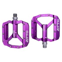 MTB 산악 자전거 페달 플랫폼 플랫 자전거 페달 알루미늄 합금 미끄럼 방지 9/16 