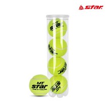 [스타] 테니스볼 4개입 메이저투어 하드코트 동호인 테니스공, 1개