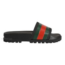 구찌 [구찌] 22FW 남성 429469 GIB10 1098 웹 슬라이드 샌들 블랙