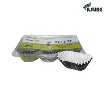 일성 베이킹컵 타원형 미니컵 50mm 10개