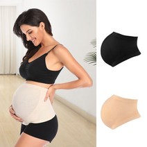 얇은 심리스 복부보호 임산부 산전복대 허리디스크 삐끗했을때 척추관협착증 통증, 쿠팡 블랙XL, 쿠팡 본상품선택