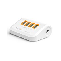 IDsonix-고속 4 포트 USB 3.0 멀티 허브 5Gbps c형-USB 3.2 Gen1 어댑터 iMac Macbook Air 노트북 PC 태블릿 용, [01] WHITE
