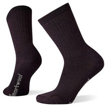 Smartwool SW001648590S 여성용 하이킹 클래식 에디션 풀 쿠션 솔리드 크루 양말 보르도 S, Large, Elderberry