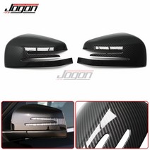 메르세데스 벤츠 gle ml 클래스 w166 2012-2016 gle 쿠페 c292 용 2pcs 카본 룩 카 사이드 윙 리어 뷰 미러 커버 캡 쉘, 없음