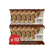 초코칩 쿠키 80g x 10개/구운감자/뻥이요/미왕/해피무, 초코칩 쿠키 80g x 10개/구운감