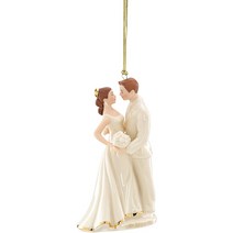 Lenox 2014 Always and Forever Bride and Groom Ornament, 1