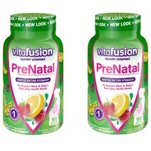 [비타퓨전] 임산부용 비타민 프리네이탈 90젤리X2병 Vitafusion PreNatal