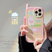 아이폰안테나케이스 iphone 레트로 안테나 cell phone case for iphone 11 12 13 pro max ladies cute cartoon soft cell