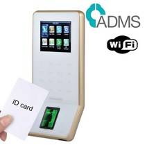 지문인식도어락 무타공 F22 WIFI tcp/ip USB 생체 인식 지문 도어 액세스 제어 시스템 컬러 스크린 시간 출, 04 ID ADMS WIFI_03 French