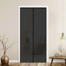블랙 출입문용 자석 모기장 가로 가로 100 x 세로 210cm, 벤타샵상품선택