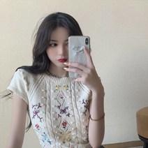 나는 솔로 78회 12기 송해나 옷 의상 술도녀 정은지 한선화 마녀사냥 비비 반팔 크롭 니트 티셔츠