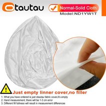 휴식용 1인용 패브릭 접는 눕는 의자 OTAUTAU 234567ft Pouf 삽입 라이너 커버 콩 가방 EPS 거품 내부 자이언트 소파 Sac 안감 세탁 워시 메쉬 ND1YW1T, Inner-no mesh cover+D60cm-D2ft
