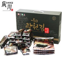 명절선물세트 솔잎김 광천김 택1종/도시락김/식탁김, 광천 우리맛김 19봉