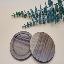 호두 나무 컵 받침대 목재 우드 티 코스터, 상세페이지 참조