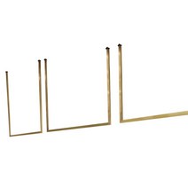 스튜디오 웨딩 드레스 행거 전용 북유럽 웨딩샵 스틸, 스테인레스골드 120 길이 120 높이