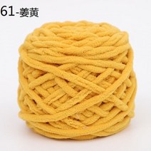 자이언트얀 뜨개질 100g공 셔닐 편직 원사 소프트 아이스 스트립 라인 면사 diy 양모 원사 손 스카프 두꺼운 양모 원사 도매, 61, 61