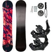 STAUBER 158cm Summit 스노우보드 및 바인딩 패키지, 광택, 128cm