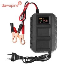 지게차충전기 배터리 밧데리 Dawupine 12V 20A 자동차 배터리 충전기 리드 산 성 스마트 Motocycle 트럭 물, 한개옵션0
