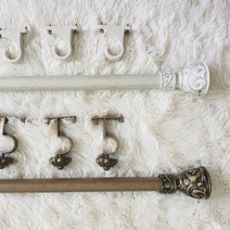 이너스 클래식 커튼봉 25파이 3단 최대 360cm, 청동