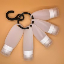 수영장실리콘공병 실리콘 수영장 공병 샴푸통 세트 튜브 용기 여행용, 90ml단품01397GA