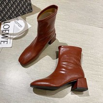 인퉤리어쫘닡 멋쟁이 여성 구두 앵클 부츠 커리우먼 캐주얼 스타일 %^&*@ㄸ#$