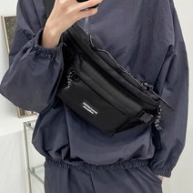 리빙데일 슬링백 힙색 남녀공용 등산 가방 미니 허리 가방 여권 보관 보조 가방 해외여행