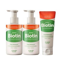 C-K-D 아미노 비오틴 올파워풀 샴푸 500ml x 2 + 80ml