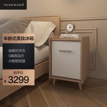 미니냉장고 소형 무소음 임베디드 프로페셔널 뷰티 냉장고 향수 화장품 스킨 케어 제품 항온 냉장 신선, 2. 반 내장형 풀 아웃 압축기