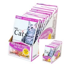 파우치 가다랑어 치킨수프 20개세트 길냥이스프 고양이간식추천 캣간식 길냥이파우치 고양이간식