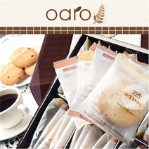 오아로 우리밀 수제쿠키 30개입 선물세트(두부검은깨+코코넛), 단품없음