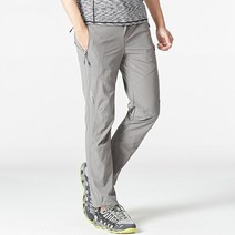 여름 남성 린넨 하이킹 야외 통기성 쿨링팬츠 빠른 건조 방수 바지