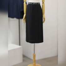 지컷 로고 밴딩 실키 스커트(7222235001) 01