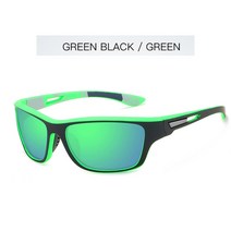 자전거 mens polarized men 야외 스포츠 windproof sand gle, 블랙 그린 프레임