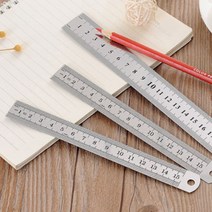 스틸자 강철자 철자 제도용 학생용 쇠자 직자 15 20 30cm, 상품선택, 2자-20cm