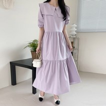여성용 센트 셔링 캉캉 원피스
