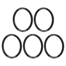 5pcs 자전거 하단 브래킷 가스켓 자전거 크랭크 세트 와셔 스페이서 수리 액세서리, 검은색, 알루미늄 합금