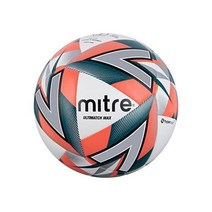 풋살 훈련 미트레 얼티밋 맥스 축구공, Match, Max WhiteBlood OrangePitch Gre, 4