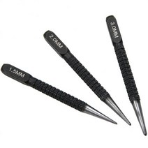 견고한 1.5mm/2mm/3mm Steel Center Punch Tapered Point Diameter Metal Wood Marking Drilling Tool Allo, 01 3PCS