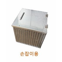 옥상조경 배수 점검구 (300X300XH600) -손잡이형 -옥상점검구 스테인레스 점검구 배수점검구 옥상조경 옥상녹화 화단 플랜터 배수 점검구, 1개