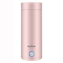 휴대용온수기 미니 전기 이국주 온수기 200 50리터 심야 돼지꼬리 열선 히터 휴대용 주전자 열 컵 커피 여행 물 보일러 온도 제어 스마트 물 주전자 보온병, 분홍, 영국