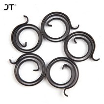 토션스프링 도어 손잡이 핸들 레버 래치 내부 코일 수리 스핀들 잠금 비틀림 플랫 섹션 와이어 용 5 개대 교체, 5Pcs