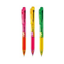 [문구조아] 모나미 FLIP 플립3 3색 형광볼펜 그린옐로우, 6개