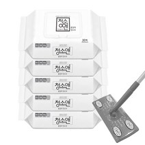 청소앤 밀대 + 물걸레 청소포 5팩150매 세트 바닥청소, 단품