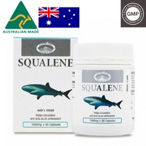 호주 네이쳐스탑 프리미엄 스쿠알렌 1000mg 90캡슐 상어간유 오일, 단품