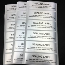 60x20mm 씰링 라벨 void sticker 200PCS