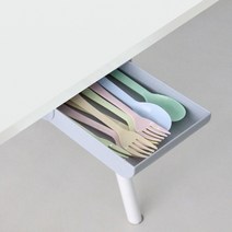 PGM^*^몰책상 밑 슬라이딩 수납함 정리용품 다용도보관함 부착식 주방 자투리공간 서랍 활용 정리함^*췤pgm, *^*옵션*^그레이