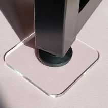 아크릴 가구 받침, 10cm x 10cm, 1. 원형