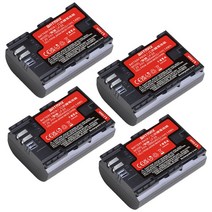 1pc 고용량 LP-E6 LP-E6N 배터리 일본 Canon EOS 6D 7D 5DS 5DSR 5D Mark II IV 60D 60Da 70D, [04] 4Pcs, 04 4Pcs