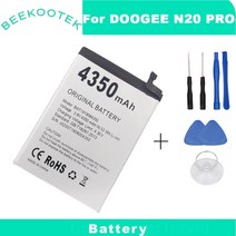 DOOGEE N20 프로 배터리 2023 생산일 4500mAh BAT19084350 고품질 교체 및 추적 번호 신제품, 1세트, 02 2 pcs