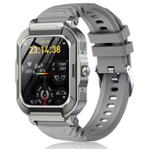 와피크 통화가능 아웃도어 스포츠시계 블루투스 웨어러블 스마트워치 X10S 한글판 GPS 1.91인치 건강 모니터링 운동시계 KC인증, 실버